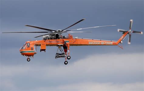 Wallpaper The Sky Crane Large Helicopter Air Capacity Sikorsky S