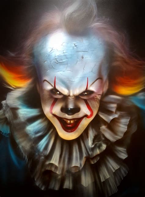 Pennywise Airbrushed With Base Colours And Candy Colours Fromcustom