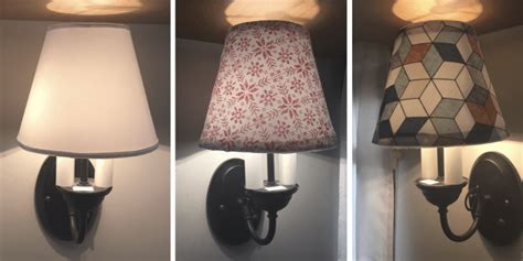 Canvas is a great material because it resists the. DIY: How to Make Removeable Lampshade Covers | RV Inspiration