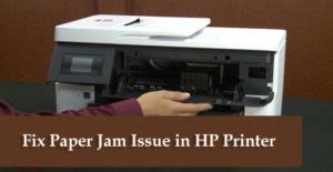 How To Fix Paper Jam Error In Hp Printer