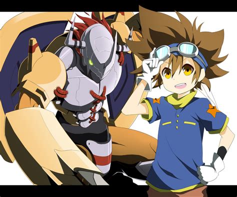 Yagami Taichi And Wargreymon Digimon And More Drawn By Lemon