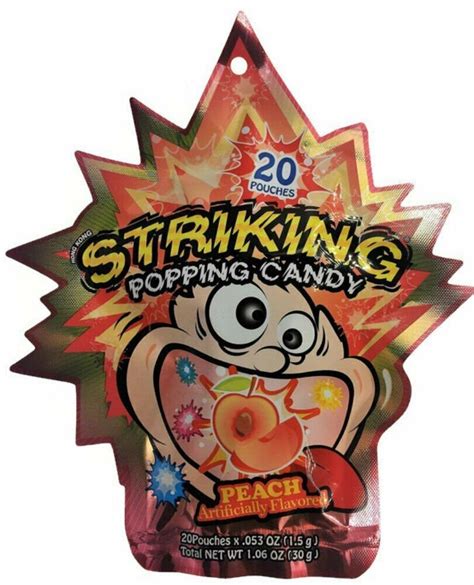 Striking Popping Candy Popping Candies Assorted Flavors 20 Etsy