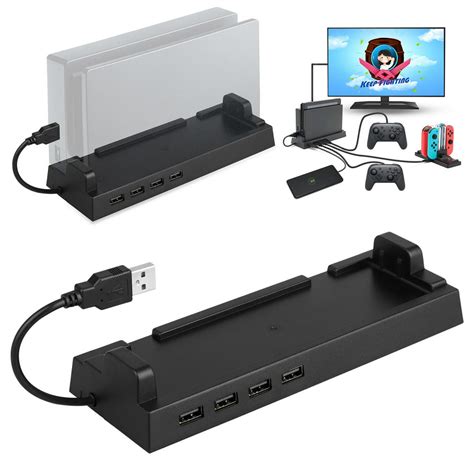 Usb Hub Dock For Nintendo Switch Multi Port Usb 20 Data Transmission