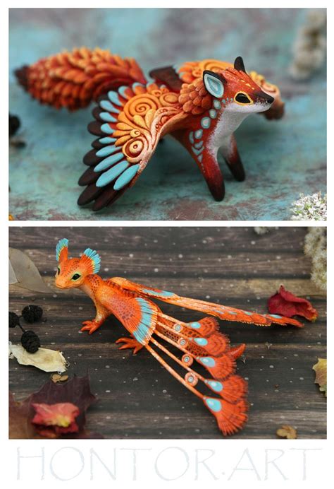 Best Absolutely Free Clay Sculpture Character Tips Winged Fox Figurine