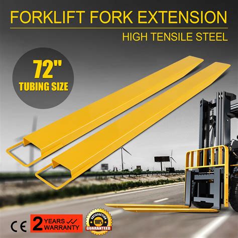82x59forklift Pallet Fork Extensions Pair 2 Fork Thickness Lift Truck