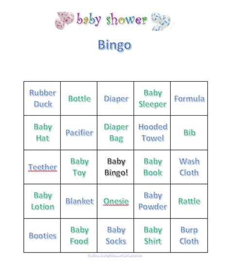 Free, printable baby shower bingo cards that your guests will simply adore. Baby Shower Bingo - Free Printable Bingo Cards And ...