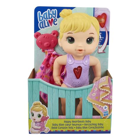 Baby Alive Happy Heartbeats Baby Doll Blonde Hair