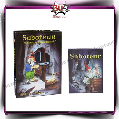 Jual Sh46g Saboteur 1 2 And The Duel Card Game Board Games Shopee Indonesia