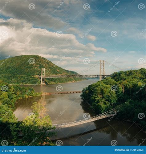 View Of The Bear Mountain Bridge And Hudson River In The Hudson Valley