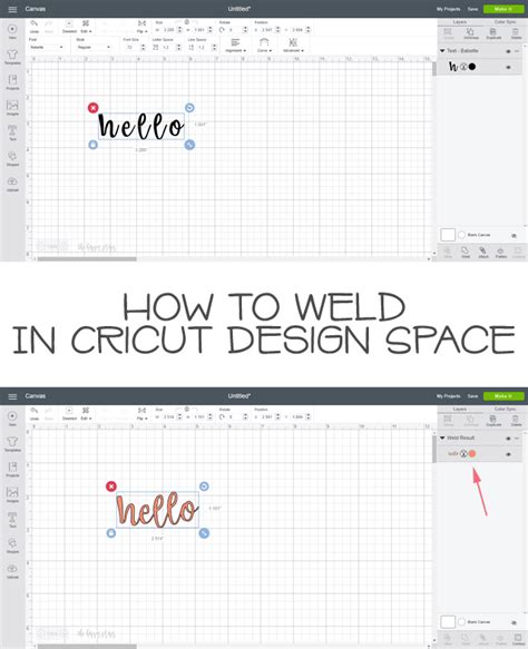 How To Weld In Cricut Design Space The Happy Scraps