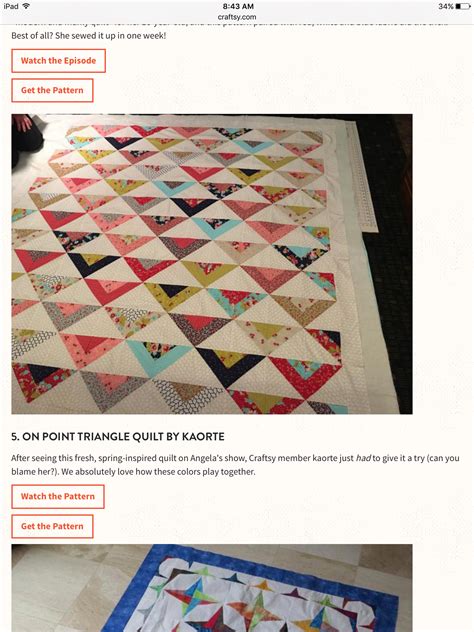 Pin by S G on Quilts,quilts and more quilts | Triangle quilt, Quilts, Spring inspiration