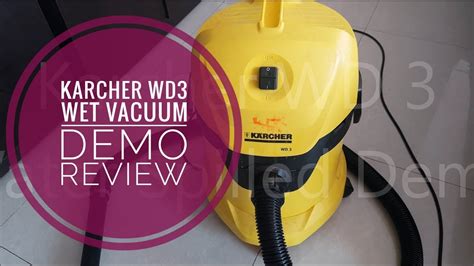 Karcher Wd Wet Vacuuming Review Youtube