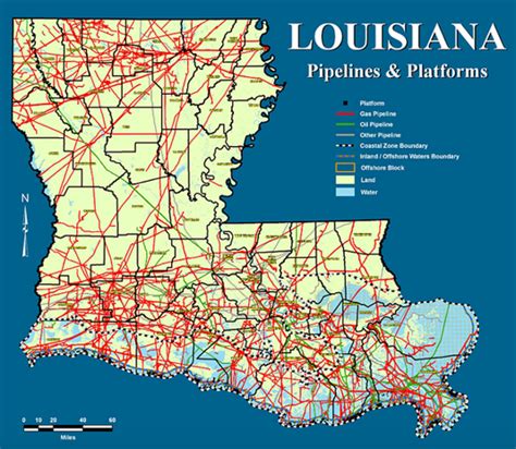 This Map Shows All Of Louisianas Major Oil And Gas Pipelines Whats