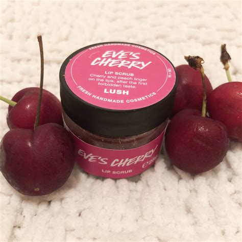 Eves Cherry Lip Scrub Lush Review