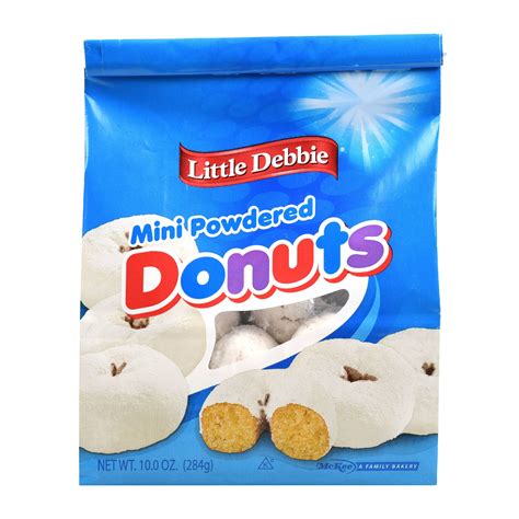 Little Debbie Snacks Mini Powdered Donuts 10 Oz