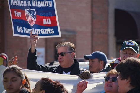 Photo Essay Day Without Latinos Brings Courthouse Protest The Milwaukee Independent