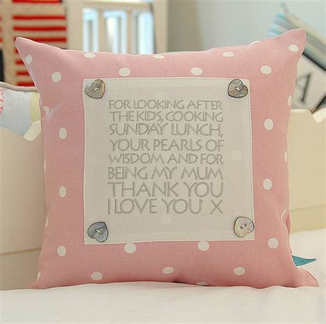 Make that mother's day gift extra special with a personalised touch. Personalised Cushion For Mothers By The Alphabet Gift Shop ...