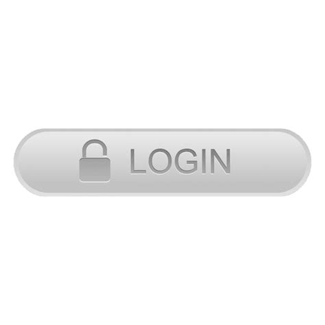 Login Grey Button Transparent Png And Svg Vector File