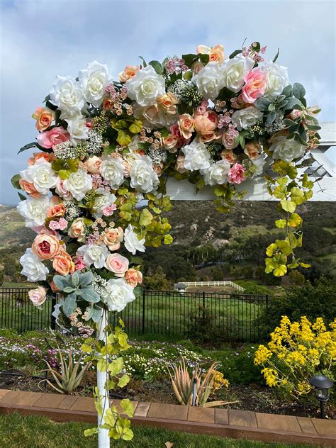 Wedding Arch Flower Swag Wedding Flowers Wedding Centerpieces Blush Weddings Circle Arch