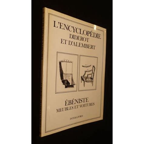 Lencyclopédie Diderot Et Dalembert Recueil De Planches Sur Les