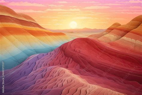 Spectrum Of Subtle Sands A Mesmerizing Desert Color Palette In