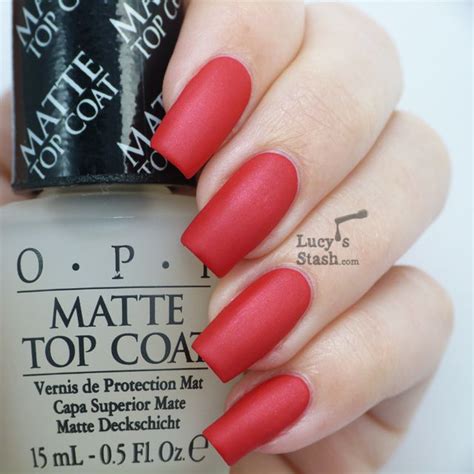 4 out of 5 stars with 36 ratings. Review: OPI Matte Top Coat - Lucy's Stash