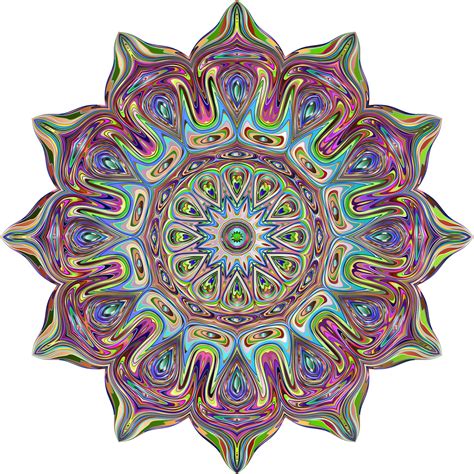 Mandala Paper Meditation Pattern Psychedelic Png Download 23262326