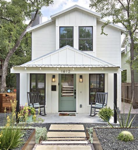 This Two Story Modern Farmhouse In Austin Started Out As A Small