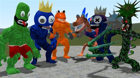 All Nightmare Rainbow Friends Vs All Buff Roblox Rainbow Friends Garrys