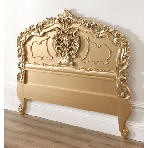 Gold Headboard Chic Bedroom Style French Style Bed French Furniture