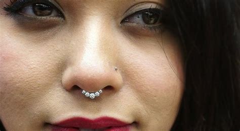 Septum Piercing Meaning Types Ideas
