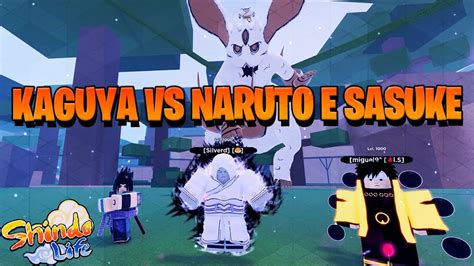 Naruto E Sasuke Vs Kaguya No Shindo Life Youtube