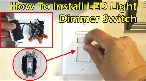 How To Install Led Light Dimmer Switch In Your Home Youtube