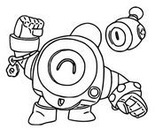Brawl stars coloring pages with a character that is divided into six types: Coloring Pages Brawl Stars May 2020 Update - Morning Kids
