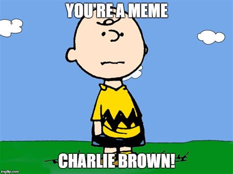 Youre A Meme Charlie Brown Imgflip