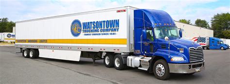 Over The Road Truckload Watsontown Trucking Company