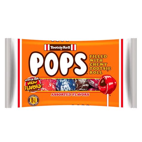 Buy Tootsie Roll 1 Bag Pops Filled With Chewy Tootsie Roll Assorted
