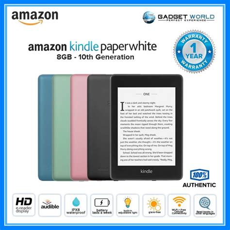 Amazon Kindle Paperwhite 6 With Built In Light Wi Fi Waterproof 8gb