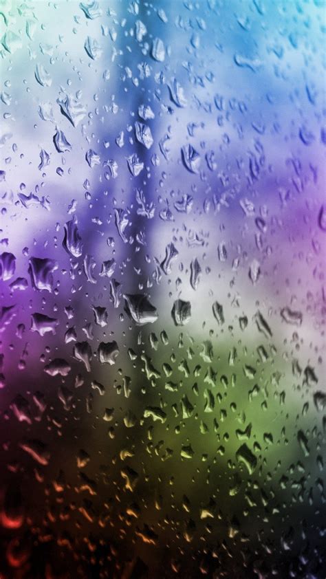 Colorful Rain Iphone Wallpaper Iphone Wallpapers