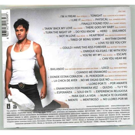 Greatest Hits 2cd De Enrique Iglesias Cd X 2 Con Galarog Ref118766459