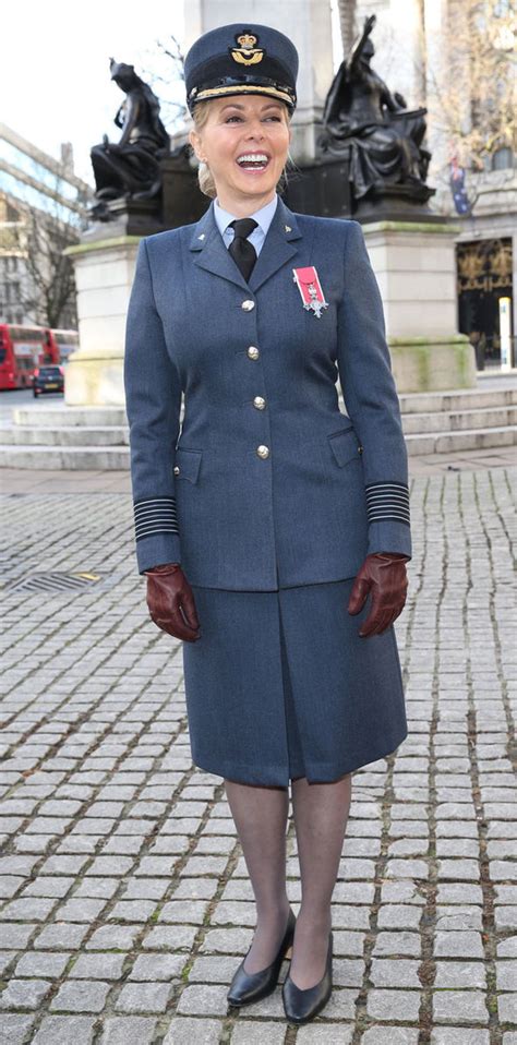 Carol Vorderman In Sexy Top Gun Gear For Raf Anniversary Event