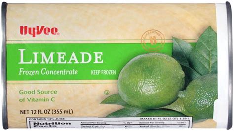 I find it to be even more refreshing than lemonade or water for that matter. Hy-Vee Limeade Frozen Concentrate Juice Drink | Hy-Vee ...