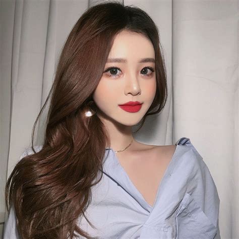 Asian Beauty Korean Girl Asian Girl Corte Y Color Pretty Makeup