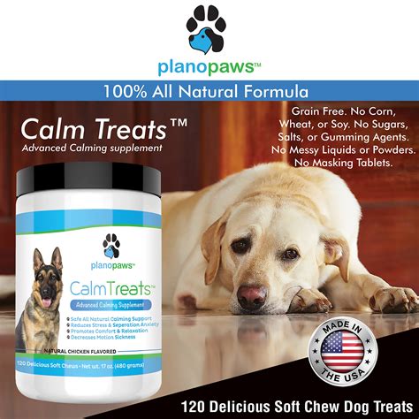 Calm Treats Safe Calming Treats For Dogs Dog Anxiety Relief