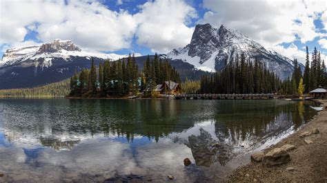 Emerald Lake Yoho National Park Wallpapers Wallpaper Cave