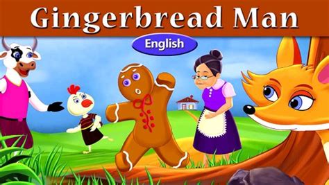 Gingerbread Man In English Story English Fairy Tales Vidéo