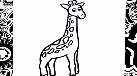 Como Dibujar Una Jirafa How To Draw Giraffe Youtube