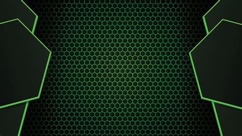 Hexagon Abstract Green Neon Background 4979193 Vector Art At Vecteezy