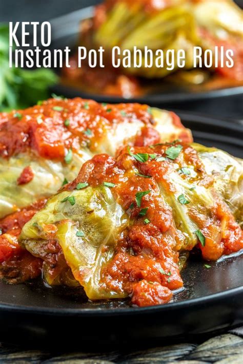 Here you will find everything from chicken soup to vegan stews, breakfast porridge and desserts. These simple Instant Pot Cabbage Rolls are delicious keto dinner recipe made with bundles of ...