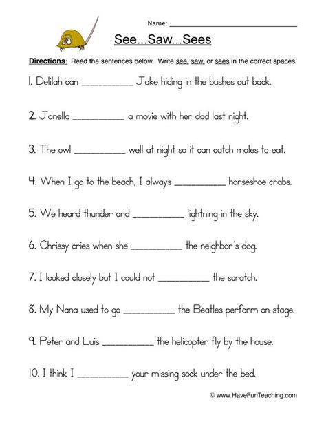 Resources English Verbs Worksheets Have Fun Teaching Verb